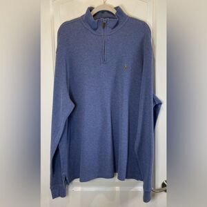Polo Ralph Lauren Men’s XL Estate Rib Sweater 1/4 Zip Cotton